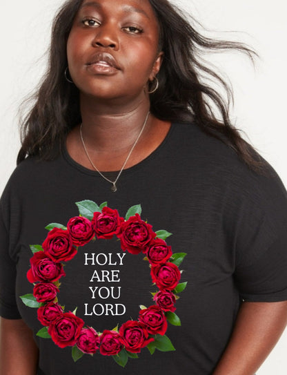 Holy Are You Lord Black Bella Canvas T-Shirt's