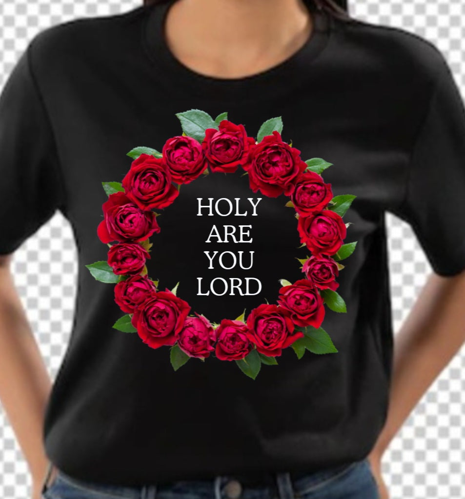 Holy Are You Lord Black Bella Canvas T-Shirt's